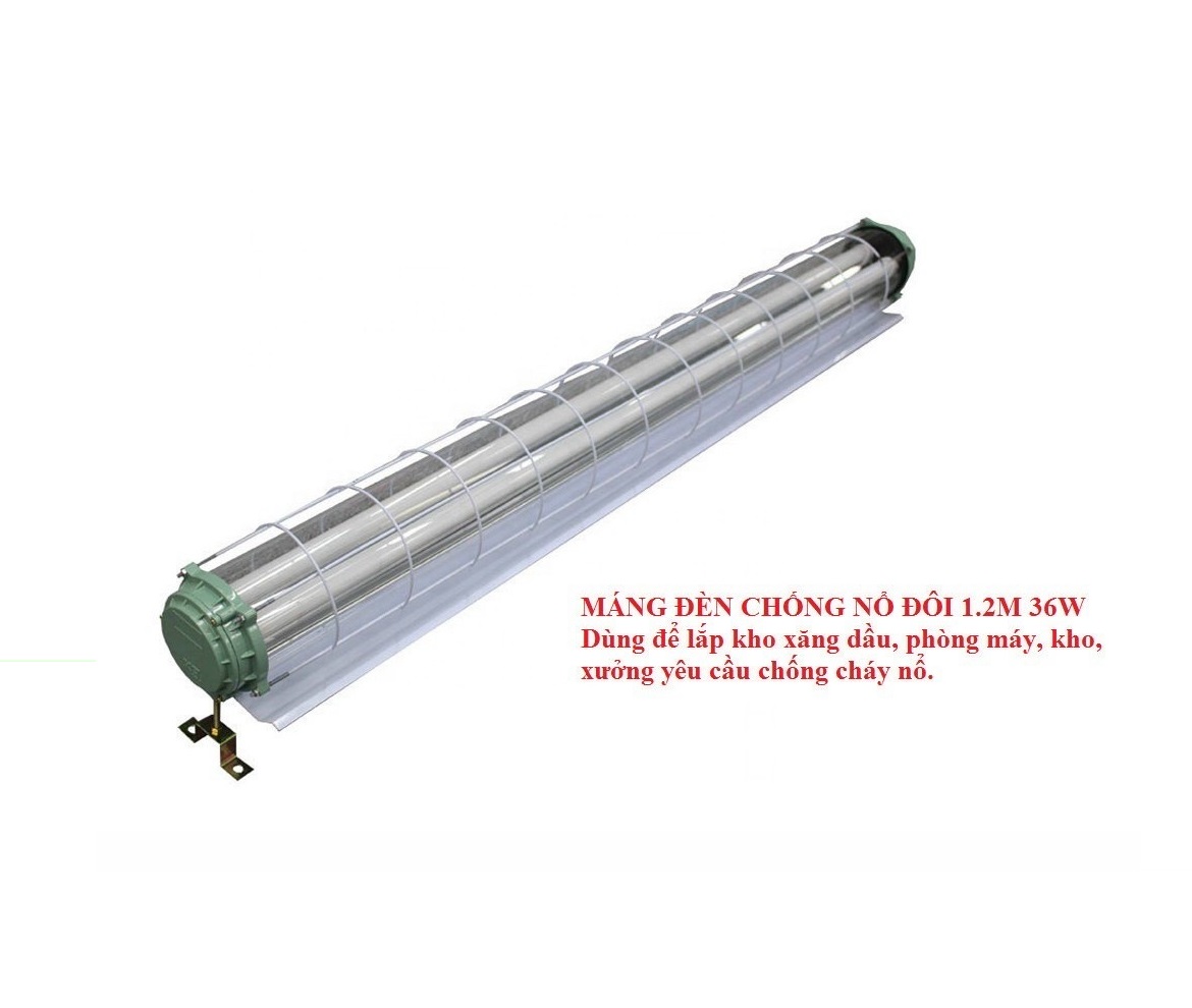 Máng đèn chống nổ đôi 1.2M 36W