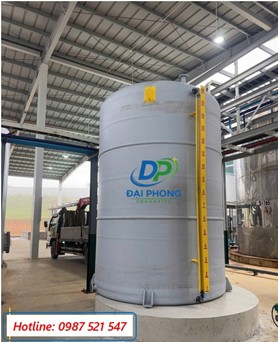 Bồn Composite 15m3 chứa hóa chất