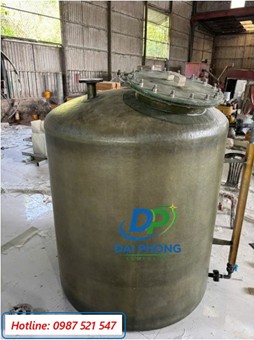Bồn Composite 2m3 chứa Axit H2SO4	
