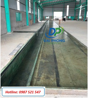 Phủ chống thấm sàn, mương dẫn nước thải