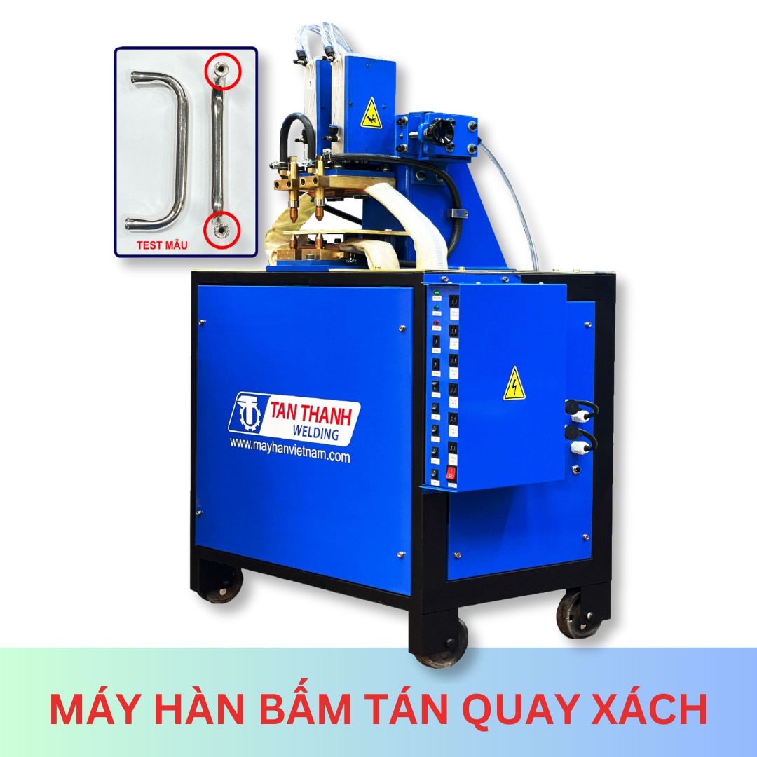Máy hàn bấm tán quay xách