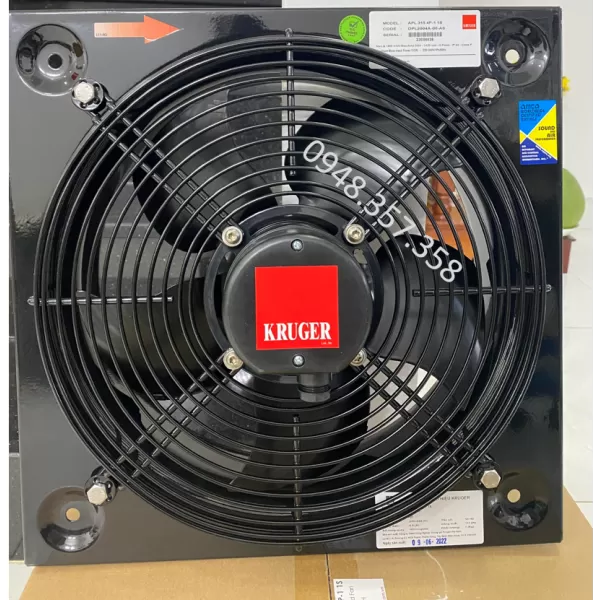Quạt thông gió thương hiệu Kruger Model APL 315