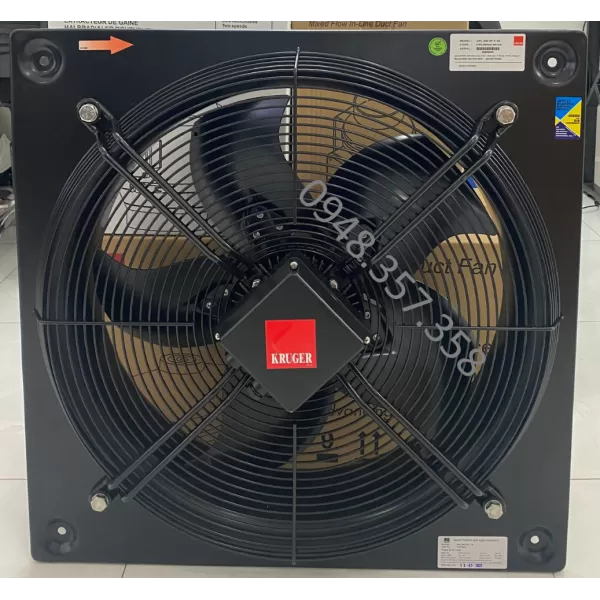 Quạt thông gió thương hiệu Kruger Model APL 500