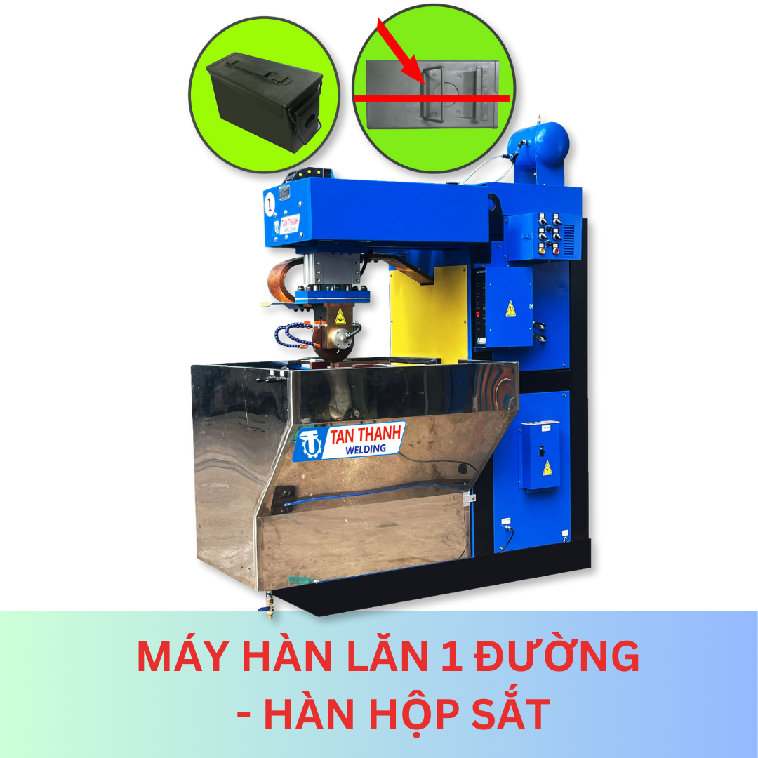 Máy hàn lăn 1 đường - Hàn hộp sắt