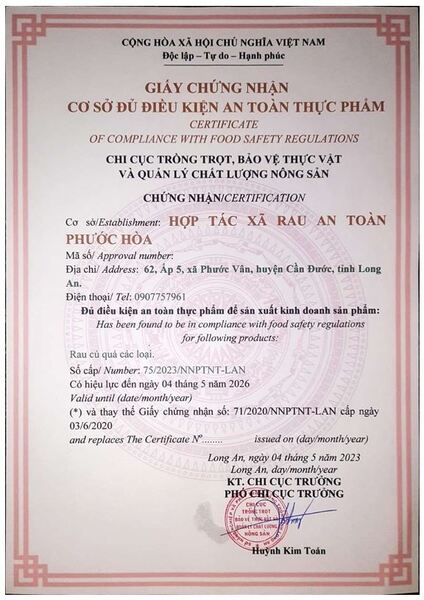 Giấy chứng nhận