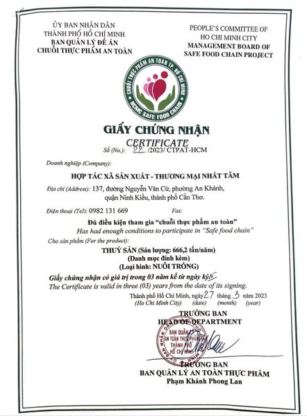 Giấy chứng nhận