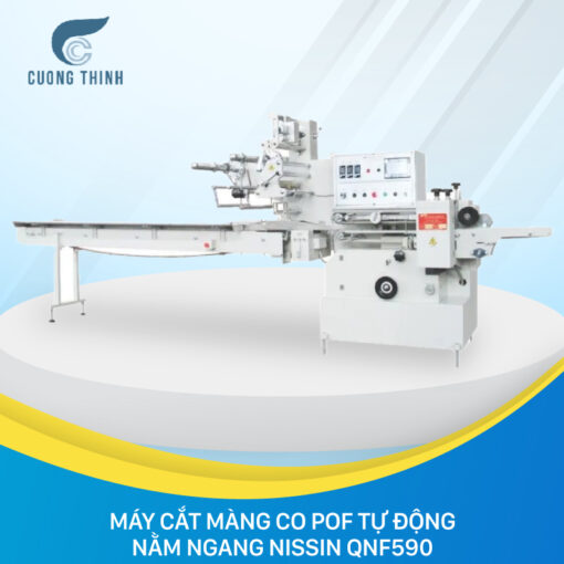 Máy cắt màng co tự động nằm ngang Nissin-QNF590
