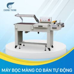 Máy bọc màng co POF bán tự động Model DFQA450+BS-A450