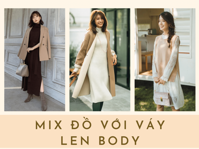 Đầm len ôm body