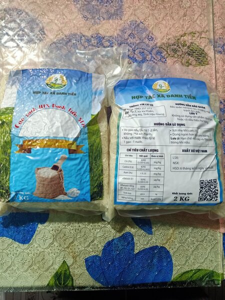 Gạo sạch HTX Danh Tiến