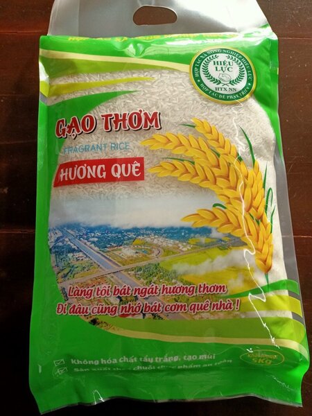 Gạo thơm Hương Quê