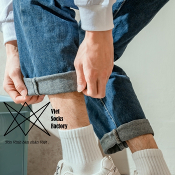 Tất vớ nam nữ cổ cao thể thao