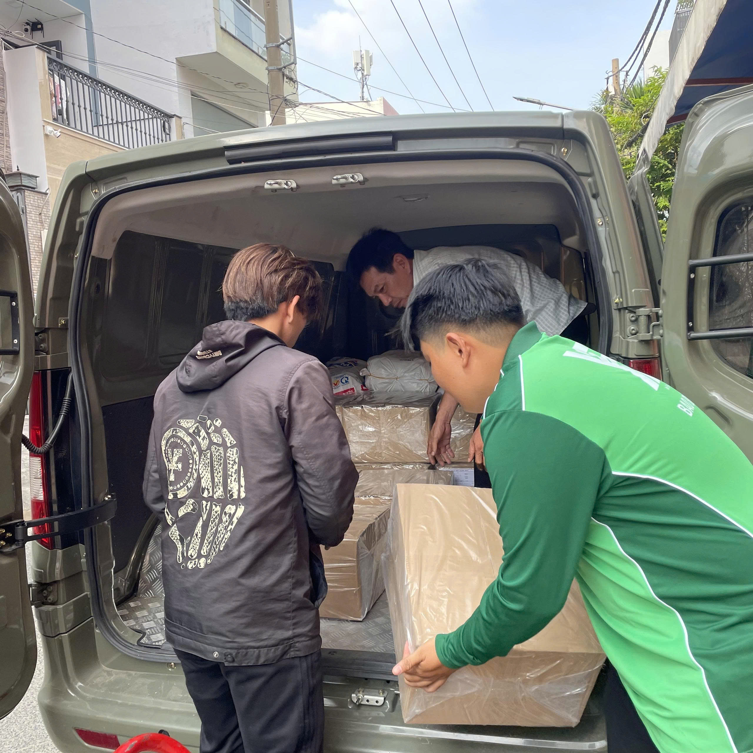 Hình ảnh kho hàng công ty Bao Bì Yến Phát