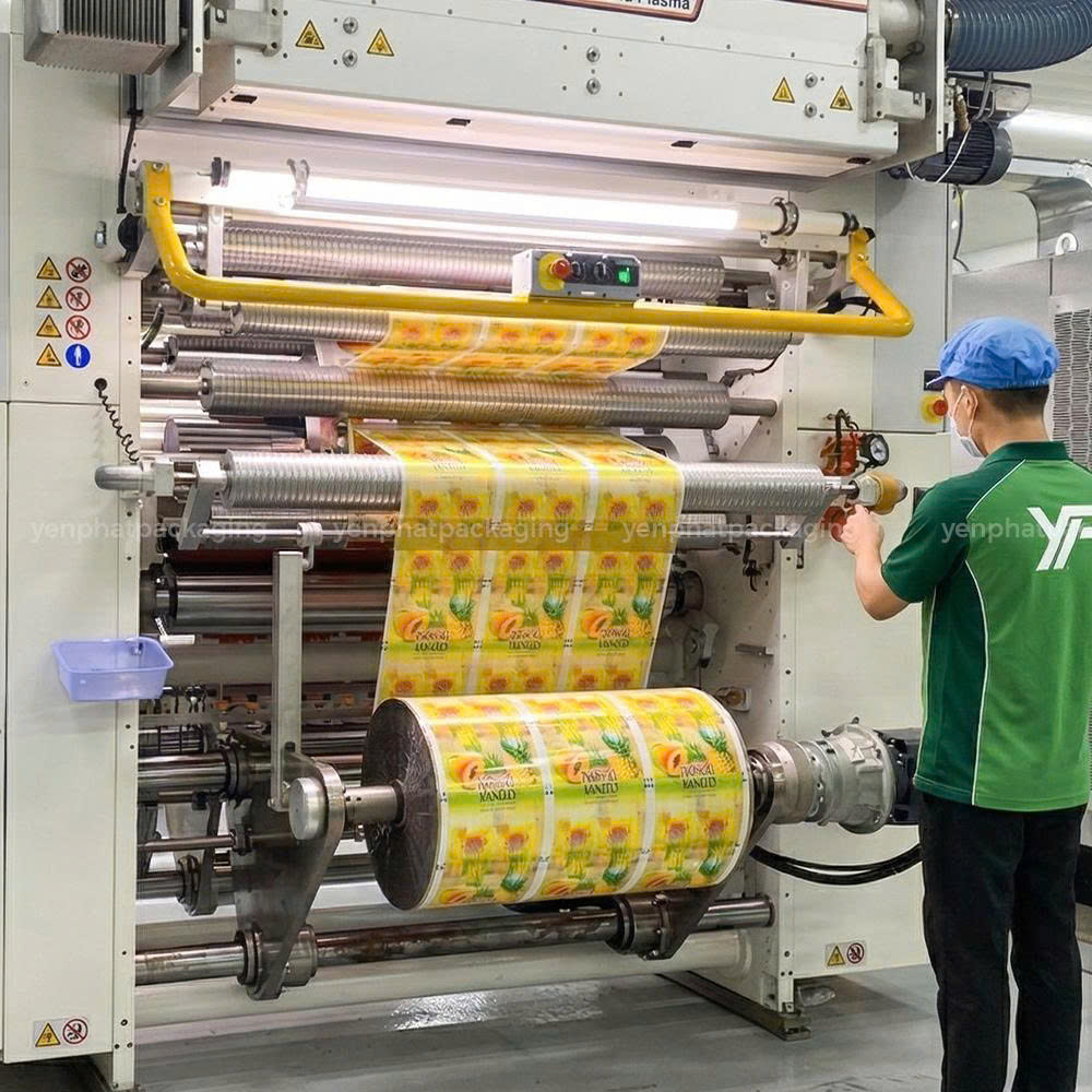 Hình ảnh kho hàng công ty Bao Bì Yến Phát