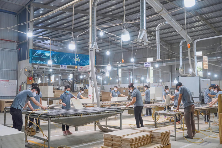 Quy trình chà nhám nội thất gỗ tại Công Ty TNHH IMITI