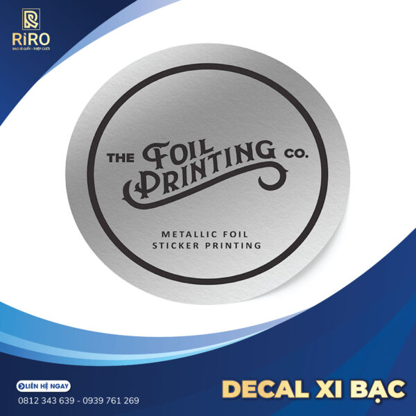In decal xi bạc