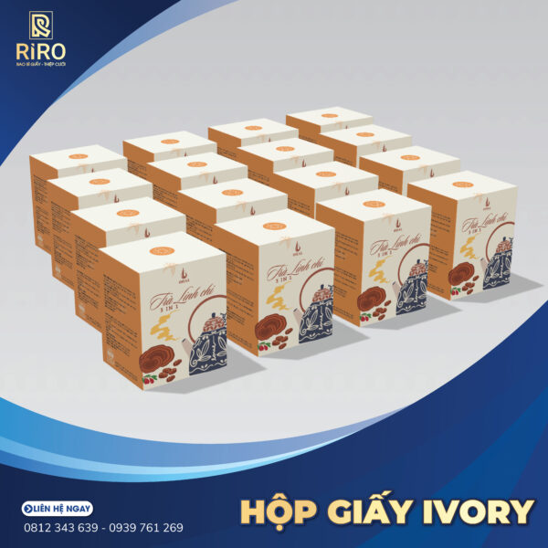 In hộp giấy ivory