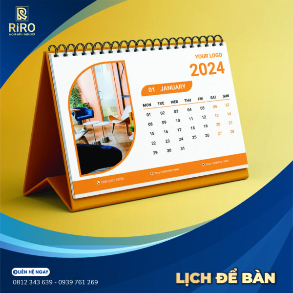 In lịch để bàn