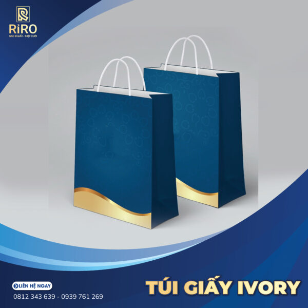 In túi giấy ivory