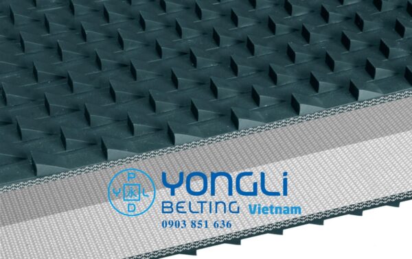 Băng tải PVC đá Granit xanh 8.0mm