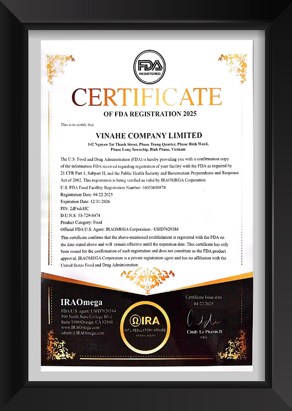Chứng nhận FDA