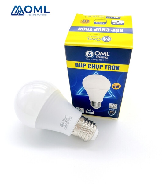 Búp chụp tròn 9W