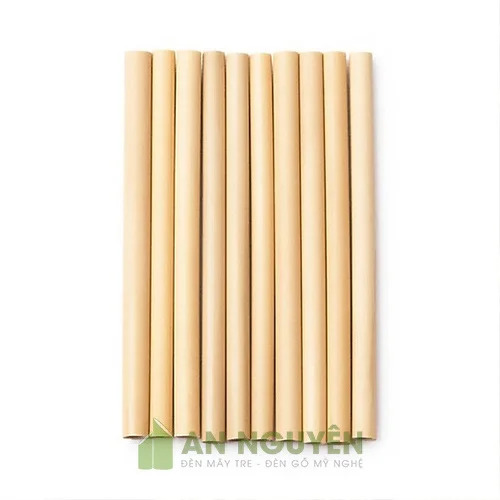Combo 100 ống hút tre