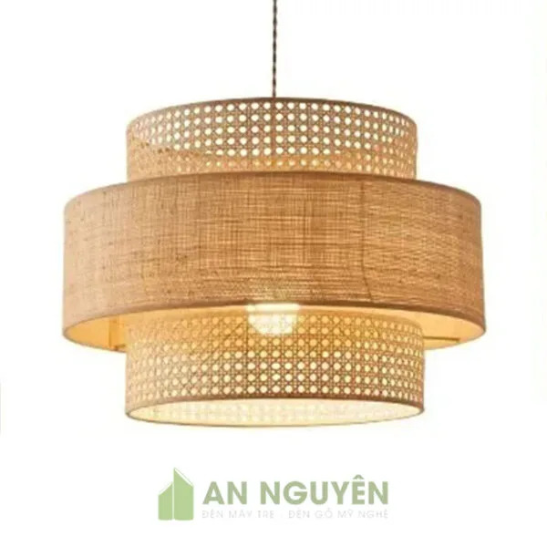 Mẫu đèn vải mắt cáo