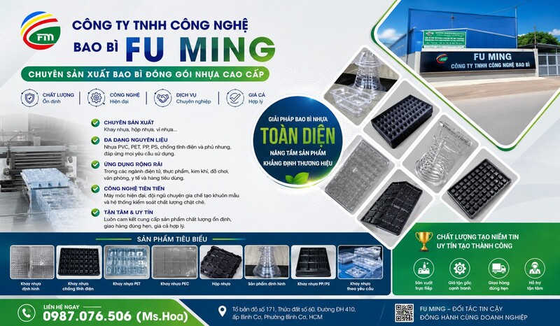 Banner bao bì Fu Ming