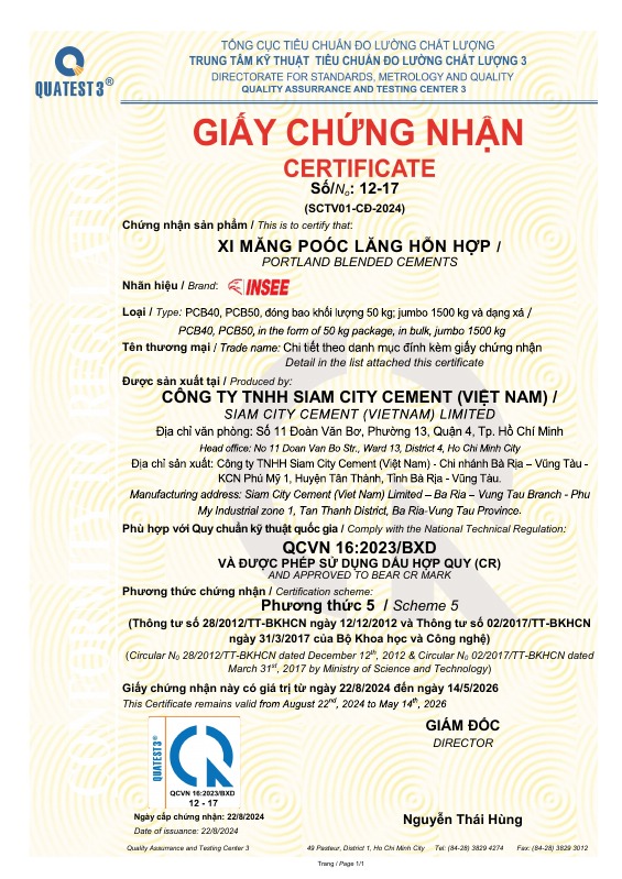 Chứng nhận sản phẩm