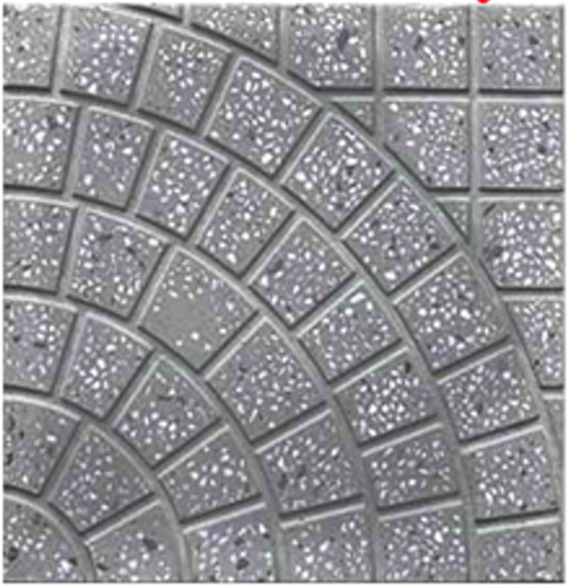 Gạch Terrazzo hình rẻ quạt