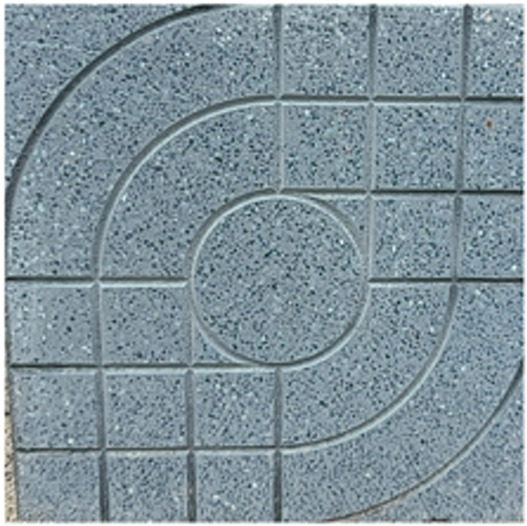 Gạch Terrazzo mắt nai xám đá đen