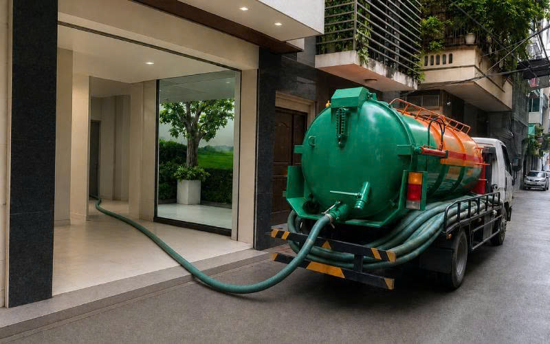 Xe hút hầm cầu phục vụ 24/7 tại Nghệ An và Hà Tĩnh