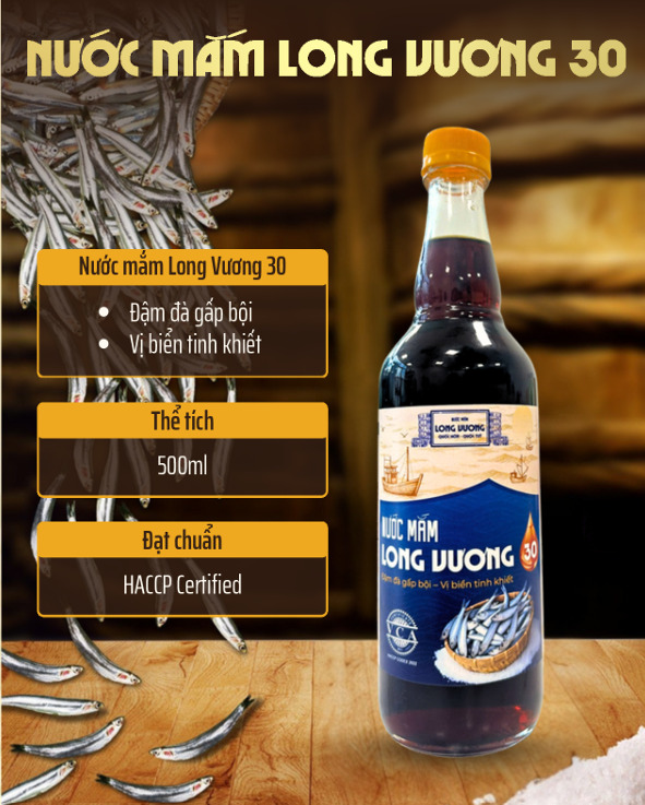 Nước mắm Long Vương 30 độ đạm