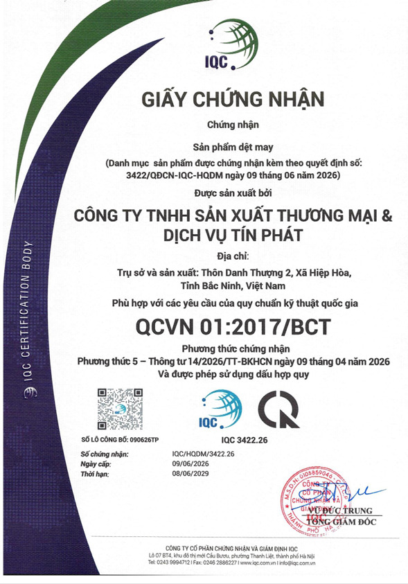 Chứng nhận QCVN 01:2017/BCT