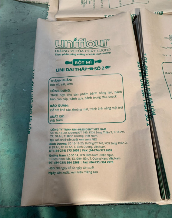 Bao KPK đựng bột mì