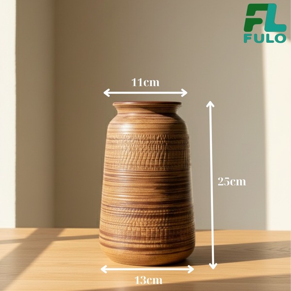 Bình hoa vai vuông ống