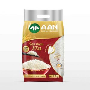 Gạo thơm AAn ST24 túi 5kg