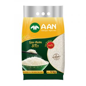 Gạo thơm AAn ST21 túi 5kg