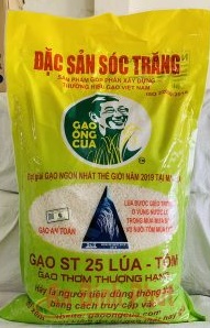 Gạo Ông Cua ST25 Lúa Tôm