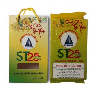 Gạo ST25 Lúa Tôm túi 2kg