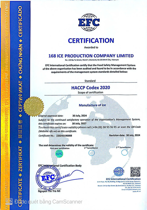 Chứng nhận EFC International Certification