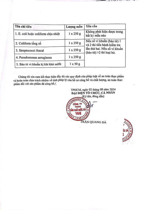 Hồ sơ công bố