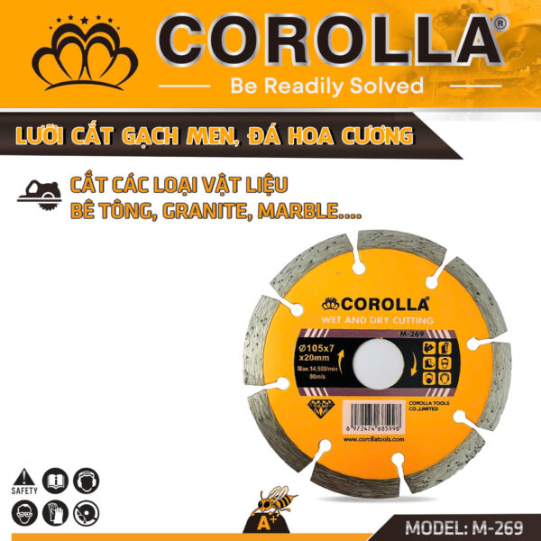 Lưỡi cắt gạch Corolla M-269