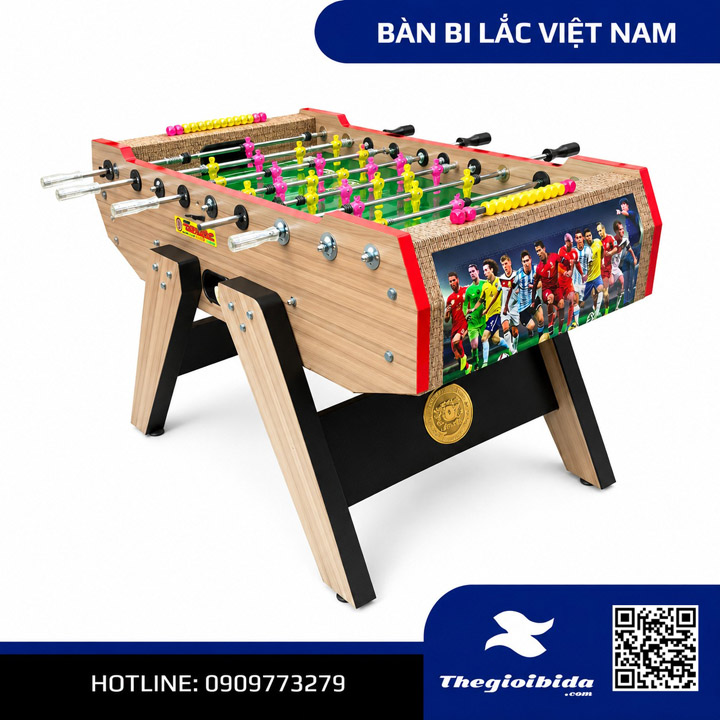 Bàn bi lắc Việt Nam gỗ sáng