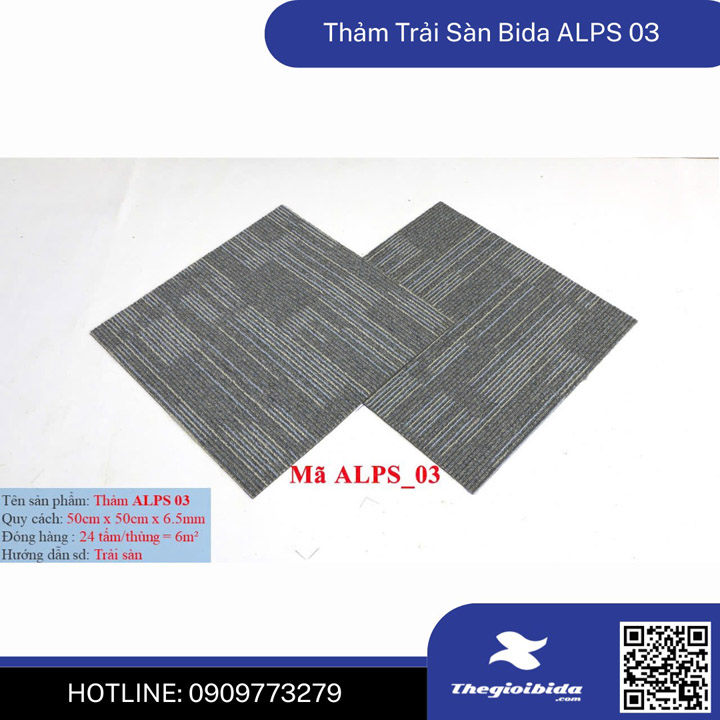 Thảm Trải Sàn Bida ALPS-03
