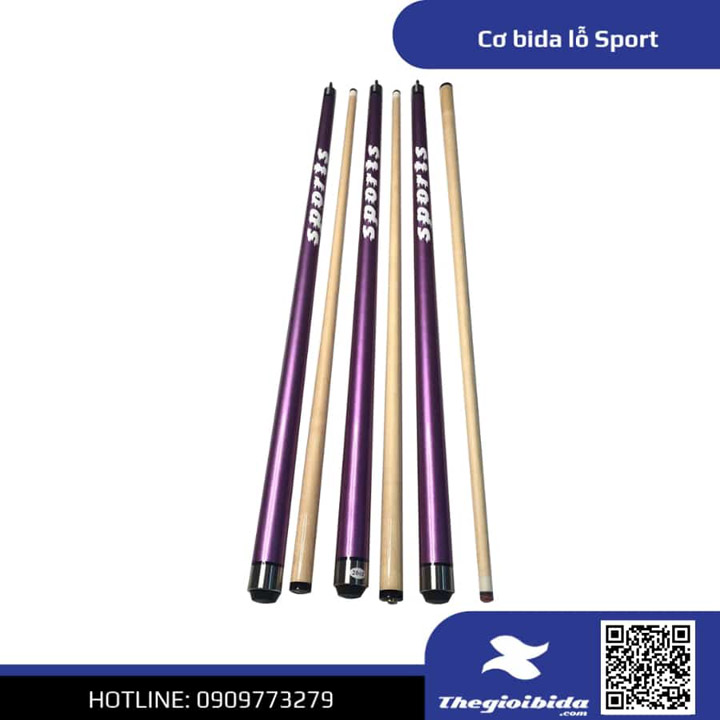 Cơ bida lỗ Sport