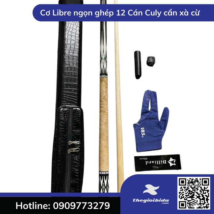 Cơ Libre ngọn ghép 12 Cán Culy cẩn xà cừ
