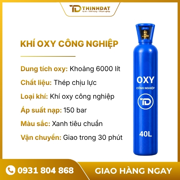 Khí Oxy công nghiệp