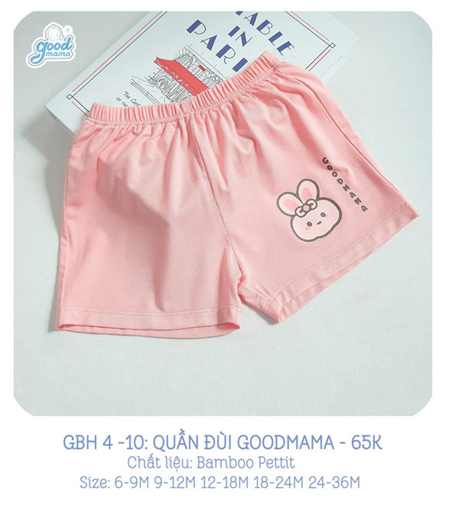 GBH4-10 quần đũi Goodmama chất liệu Bamboo Pepttit